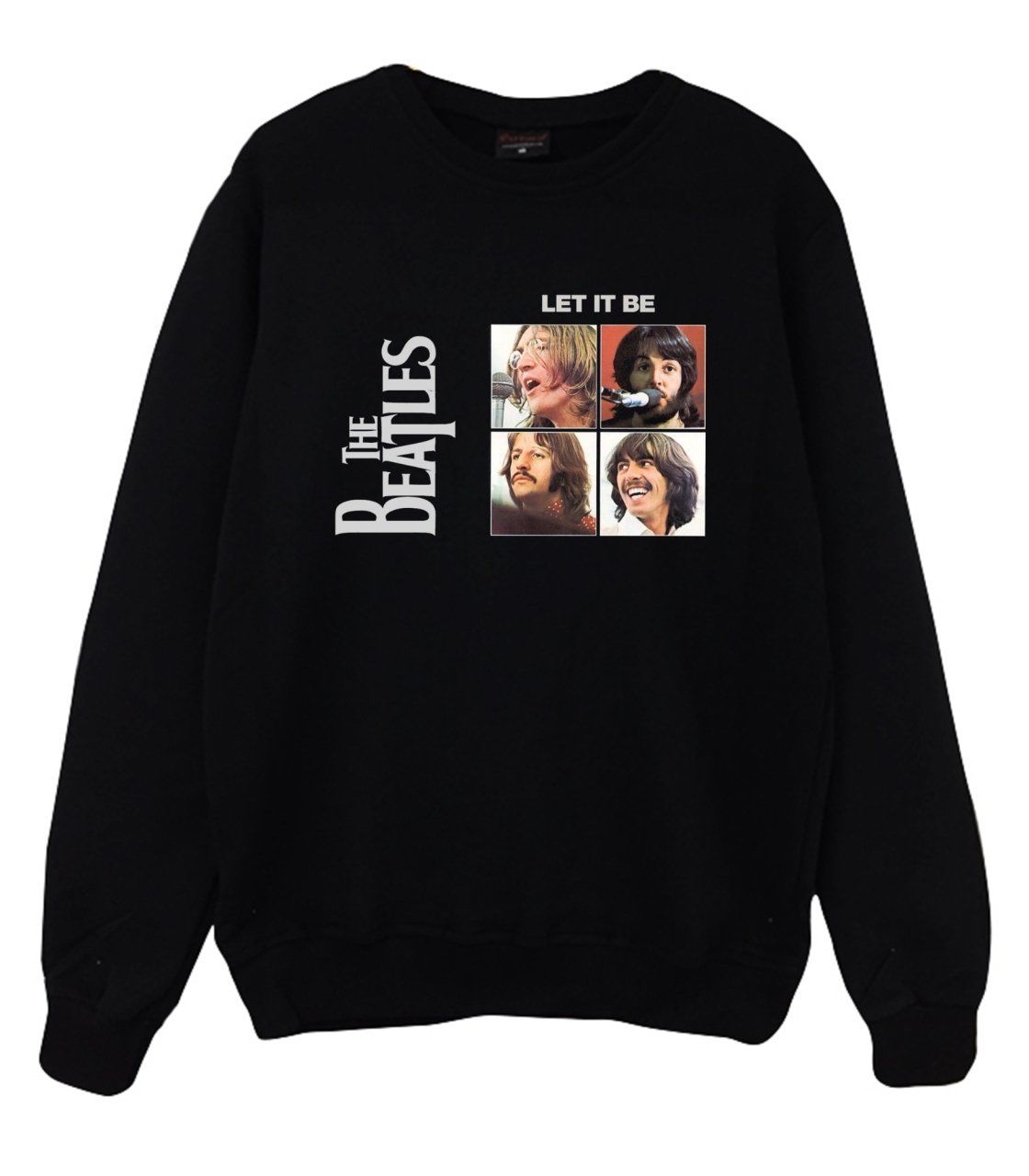 The Beatles Baskılı Sweatshirt