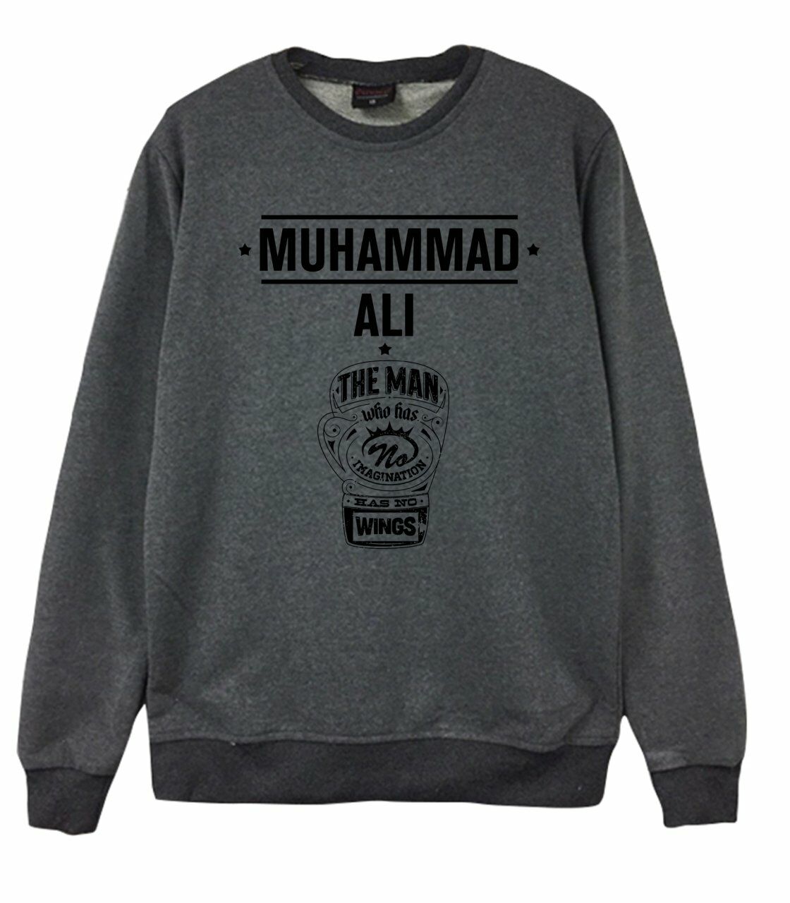 MUHAMMED ALİ Baskılı Sweatshirt
