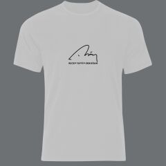 Recep Tayyip Erdoğan Baskılı T-shirt BEYAZ - 5XL