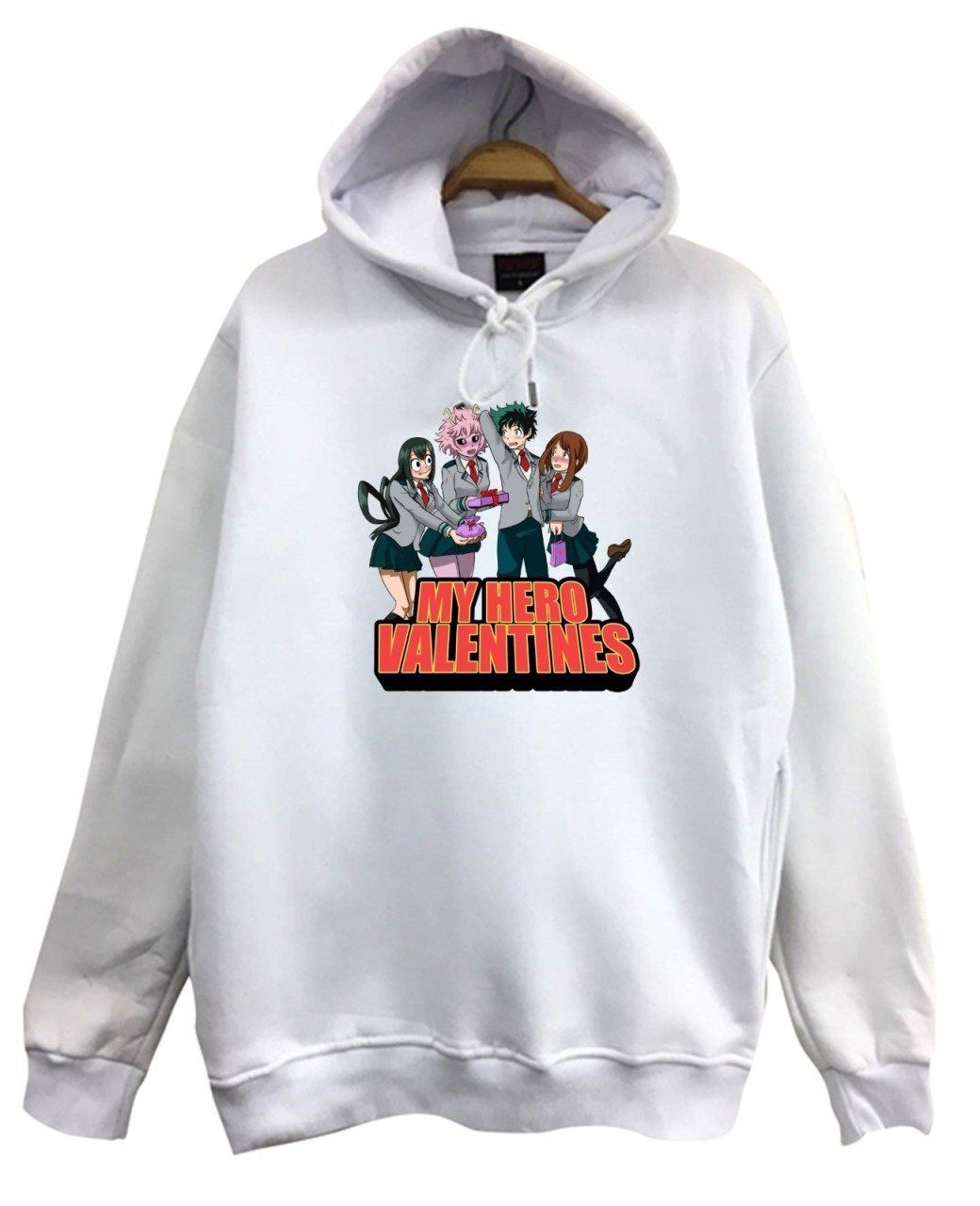 My Hero Valentines Baskılı Sweatshirt