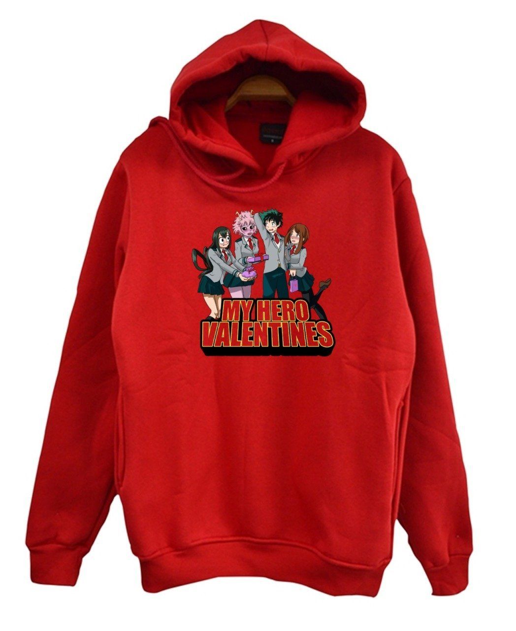 My Hero Valentines Baskılı Sweatshirt