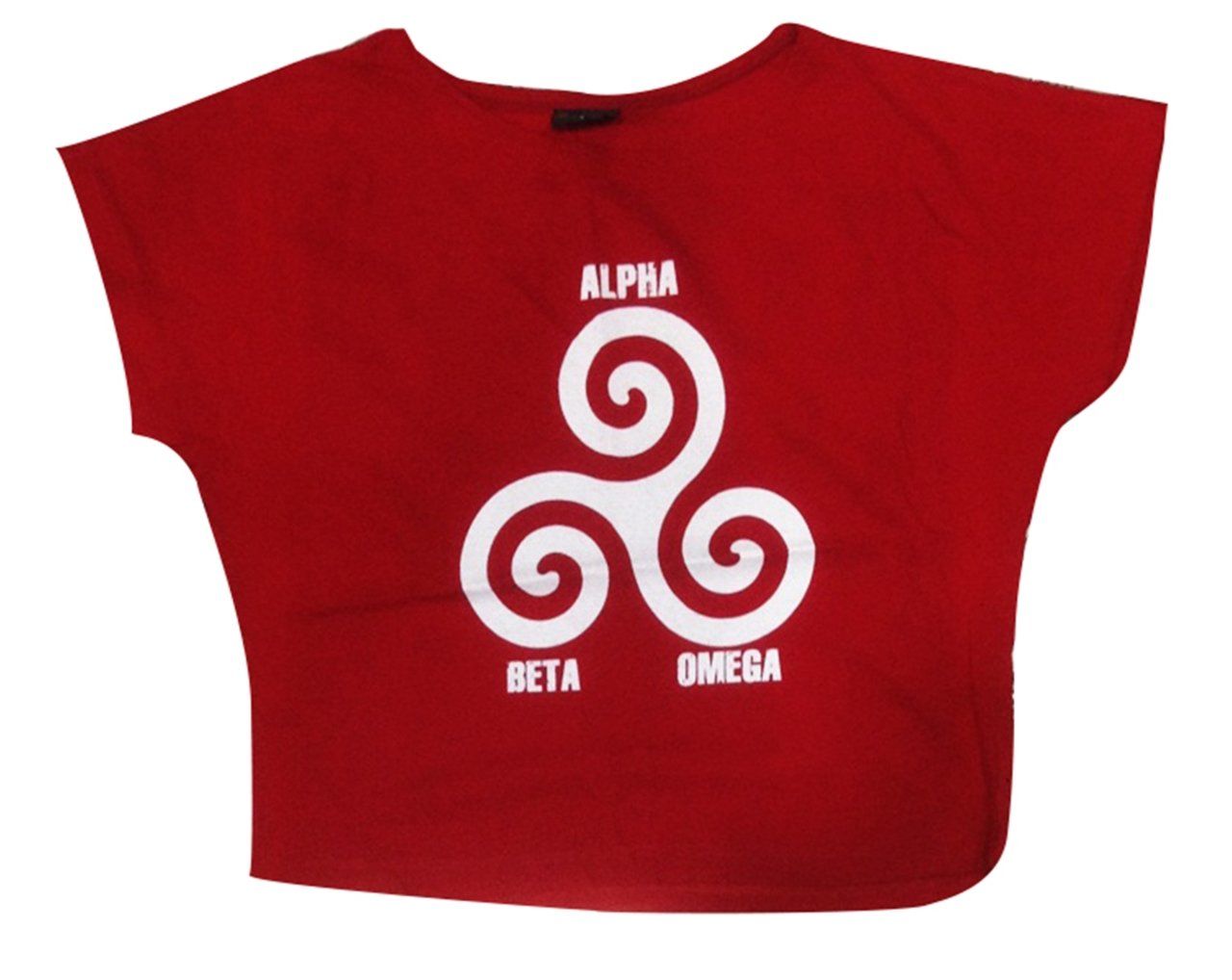 TEEN WOLF Baskılı Göbek Üstü-Yarım T-shirt