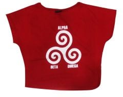 TEEN WOLF Baskılı Göbek Üstü-Yarım T-shirt