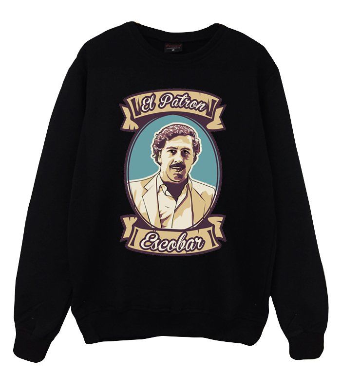 PABLO ESCOBAR Baskılı Sweatshirt