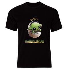 Baby Yoda Baskılı Tshirt