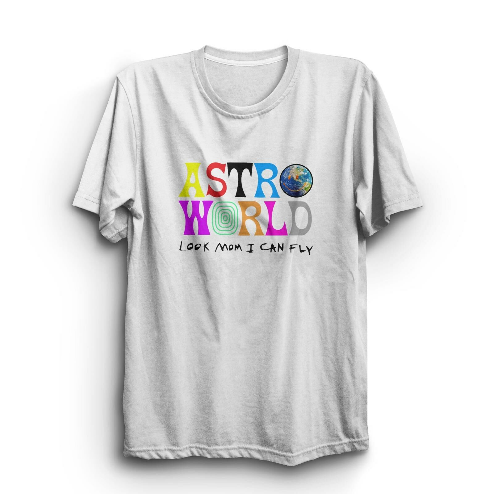 Travis Scott Astroworld Baskılı Tshirt