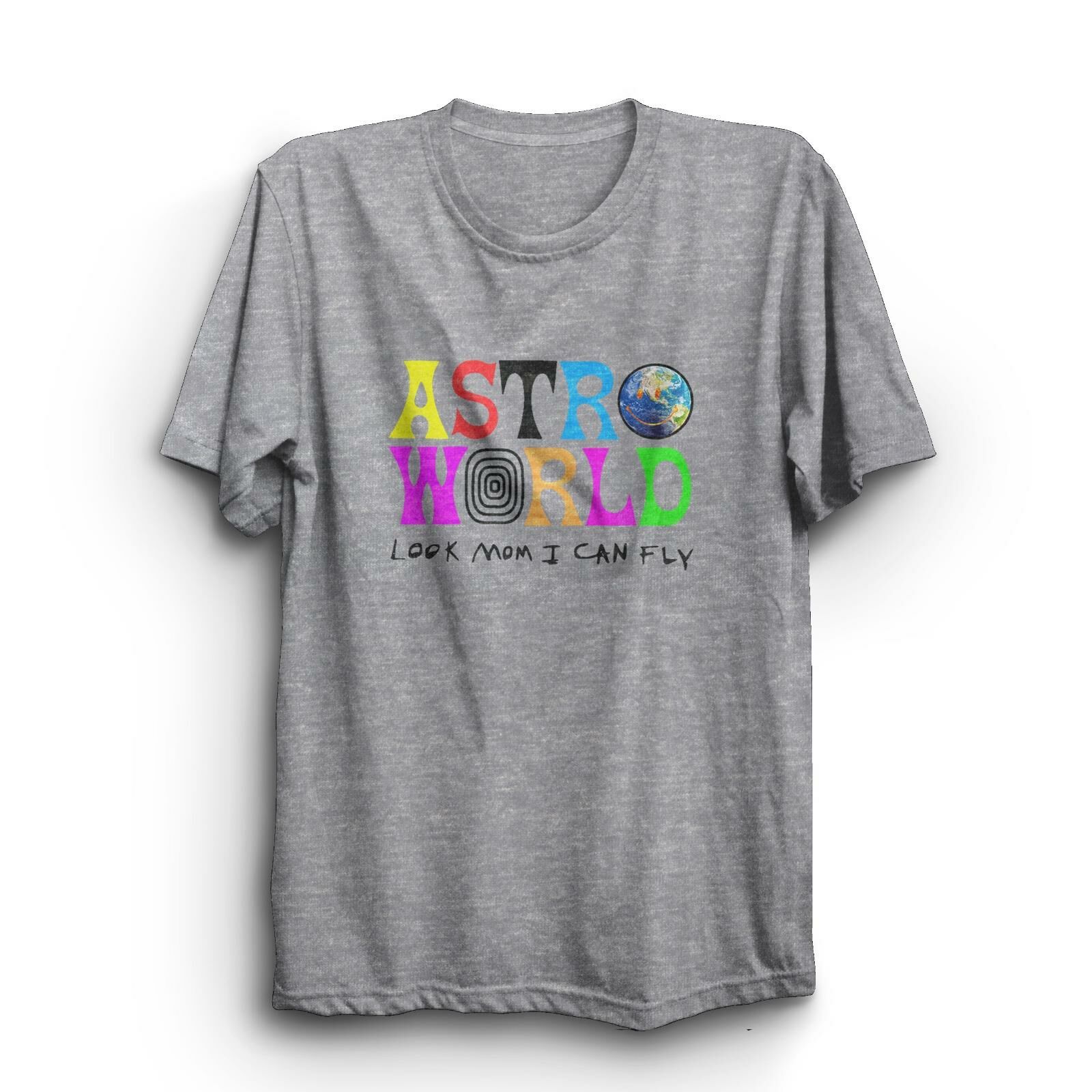 Travis Scott Astroworld Baskılı Tshirt