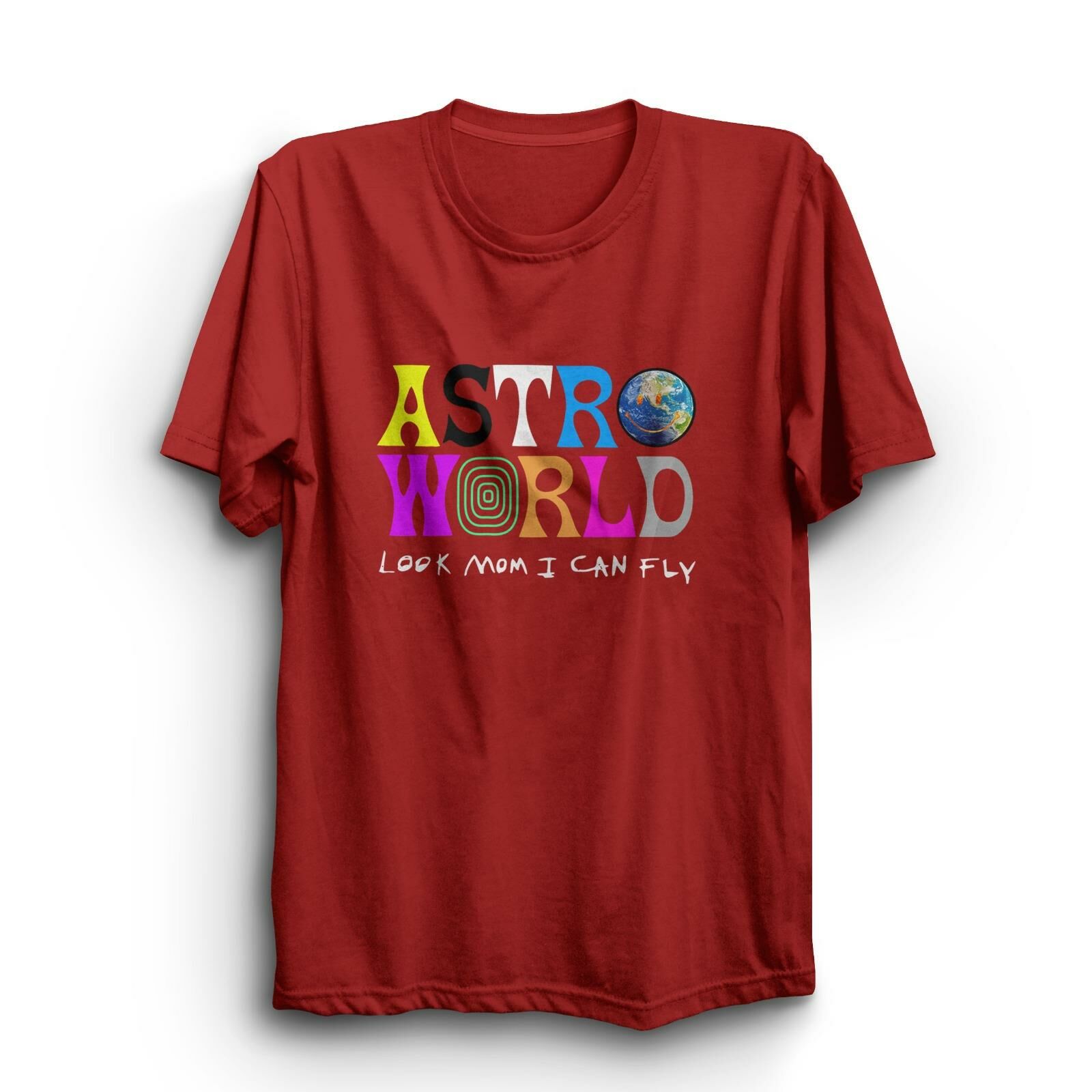 Travis Scott Astroworld Baskılı Tshirt