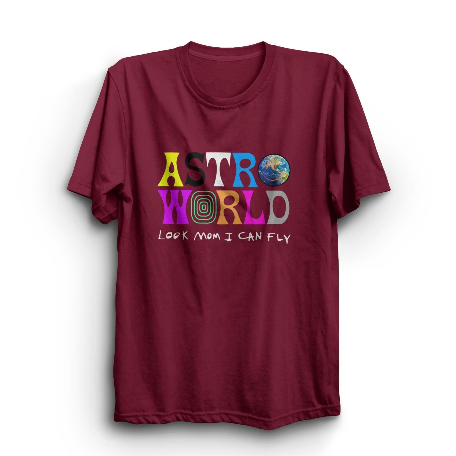 Travis Scott Astroworld Baskılı Tshirt