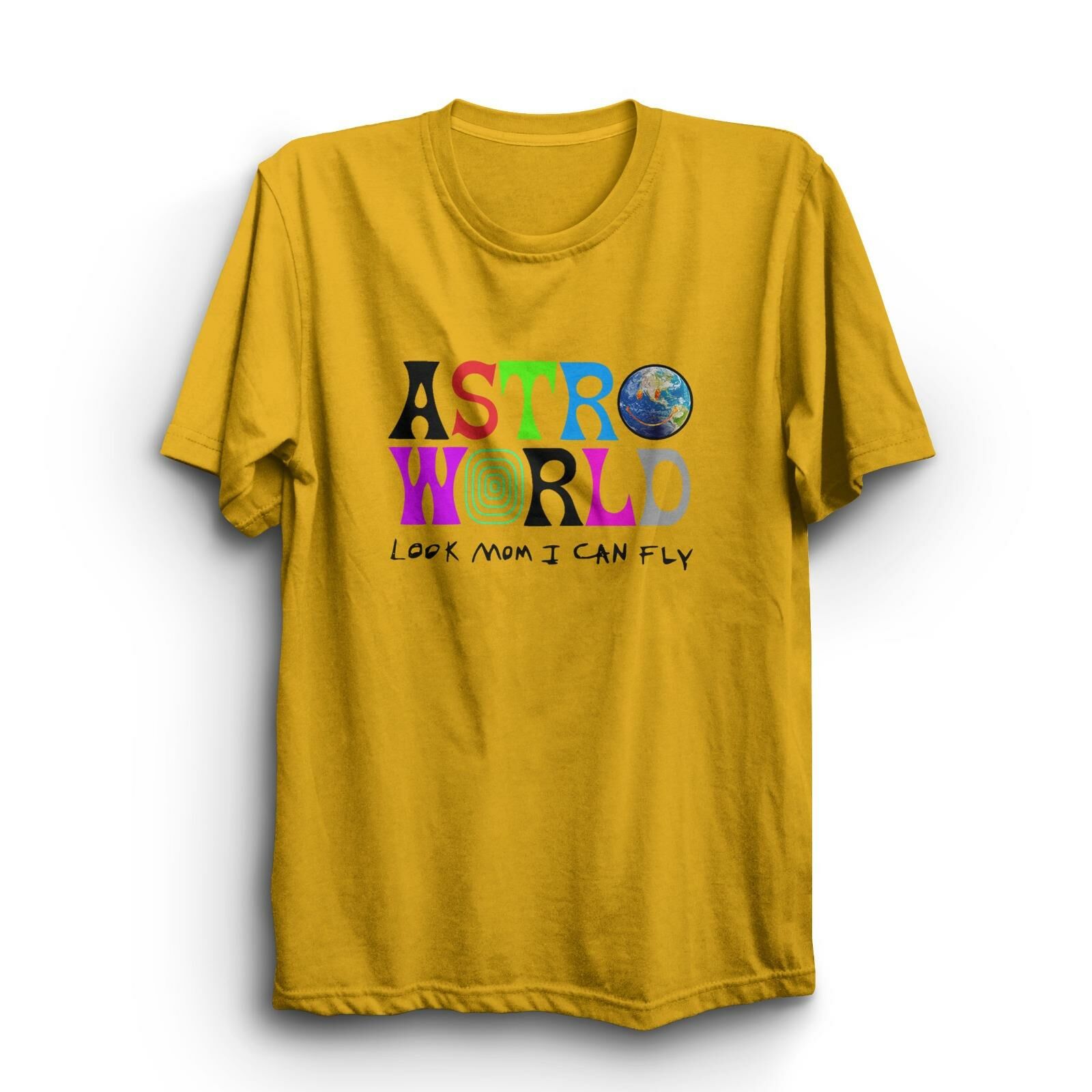 Travis Scott Astroworld Baskılı Tshirt