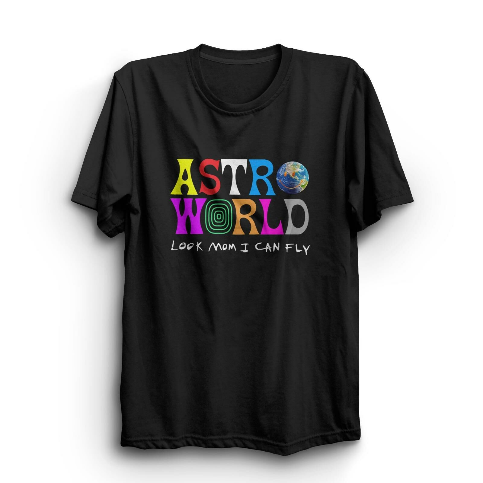Travis Scott Astroworld Baskılı Tshirt