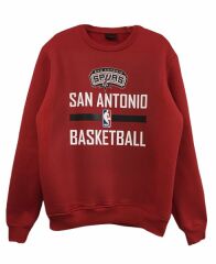 SAN ANTONIO SPÜRS Baskılı Sweatshirt