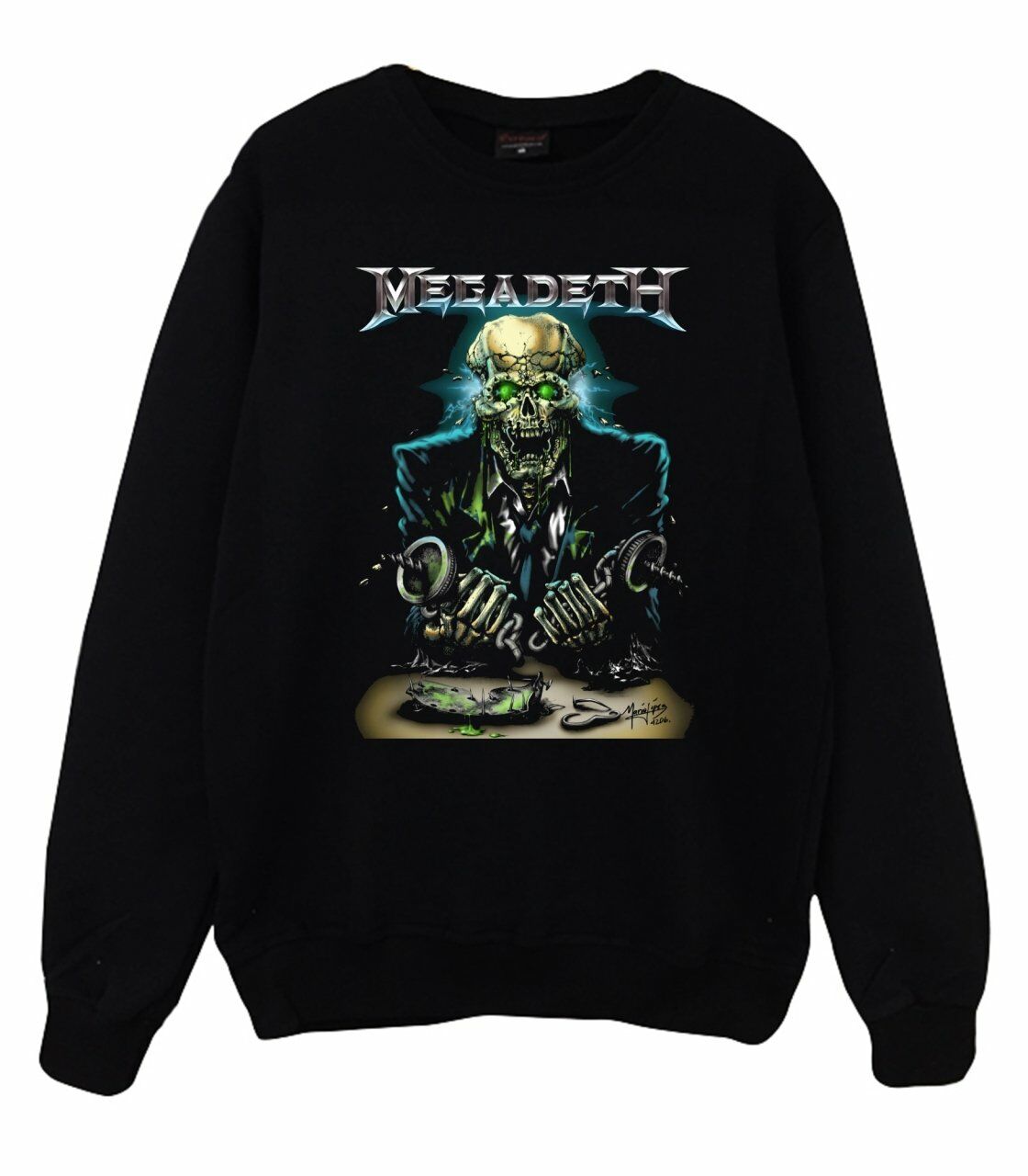Megadeth Baskılı Sweatshirt
