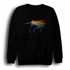 Pink Floyd Baskılı Sweatshirt