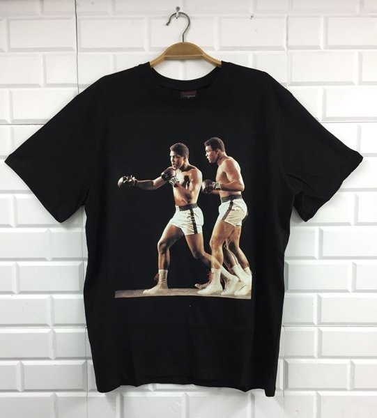 MUHAMMED ALİ Baskılı T-shirt SİYAH - S