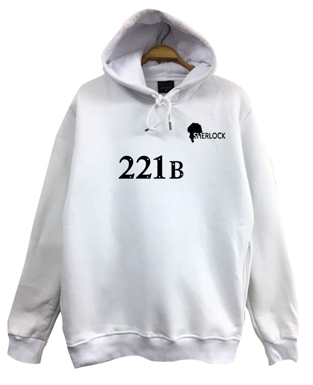 Sherlock Holmes Baskılı Sweatshirt