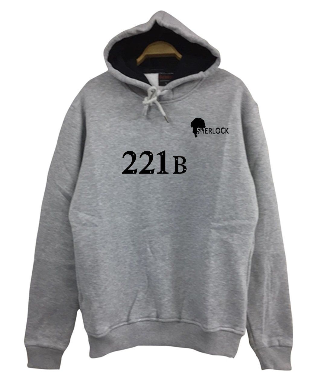 Sherlock Holmes Baskılı Sweatshirt