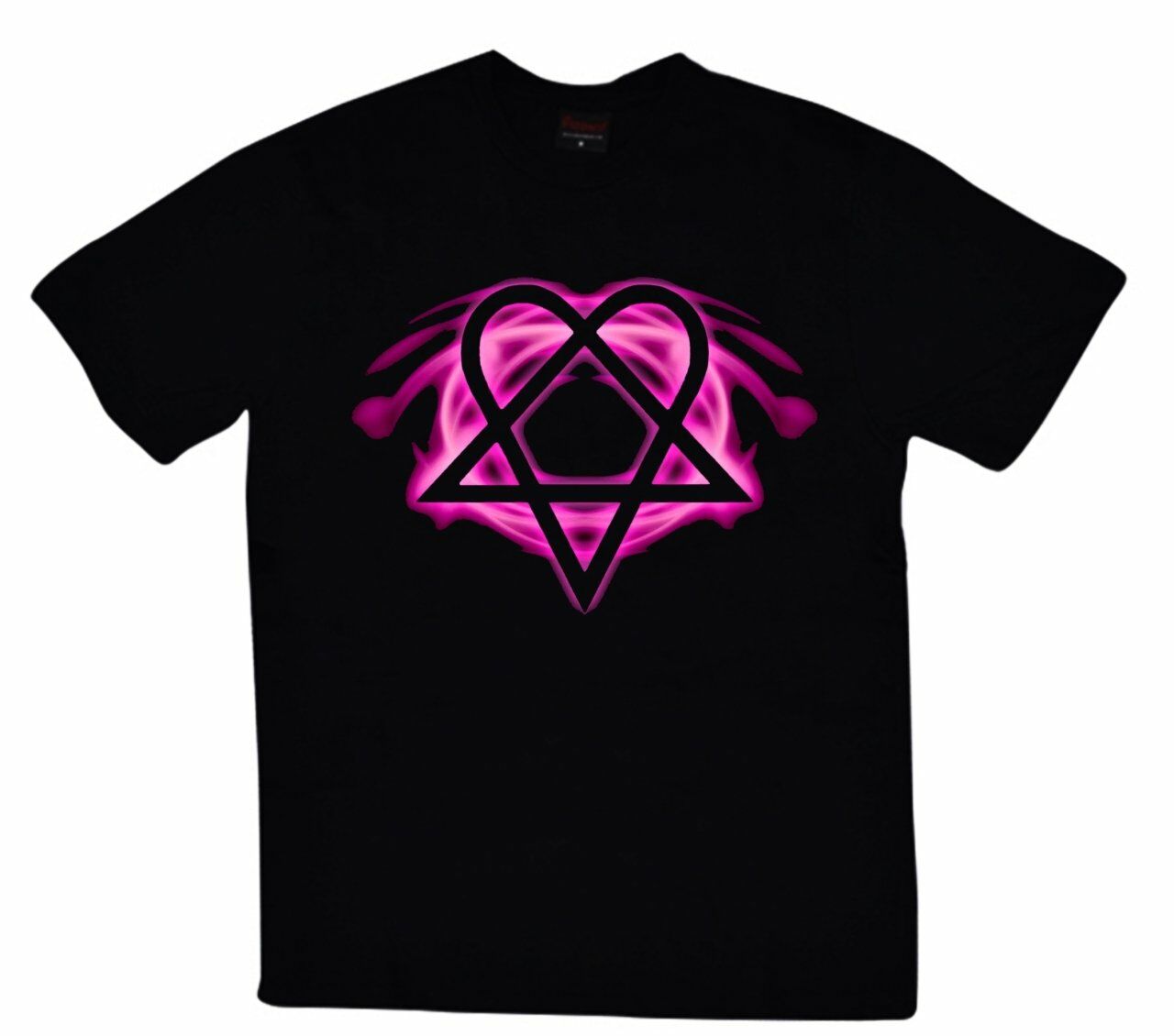 Him Baskılı T-shirt