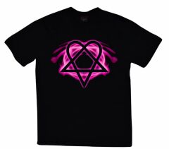 Him Baskılı T-shirt
