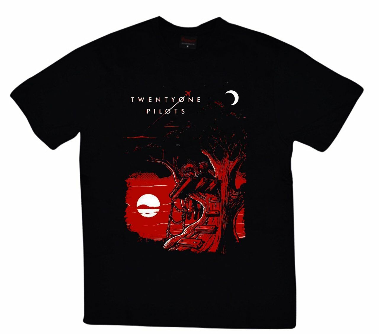 Twenty One Pilots Baskılı T-shirt