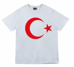 Ay Yıldız Baskılı T-shirt