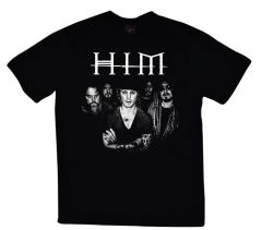 Him Baskılı T-shirt