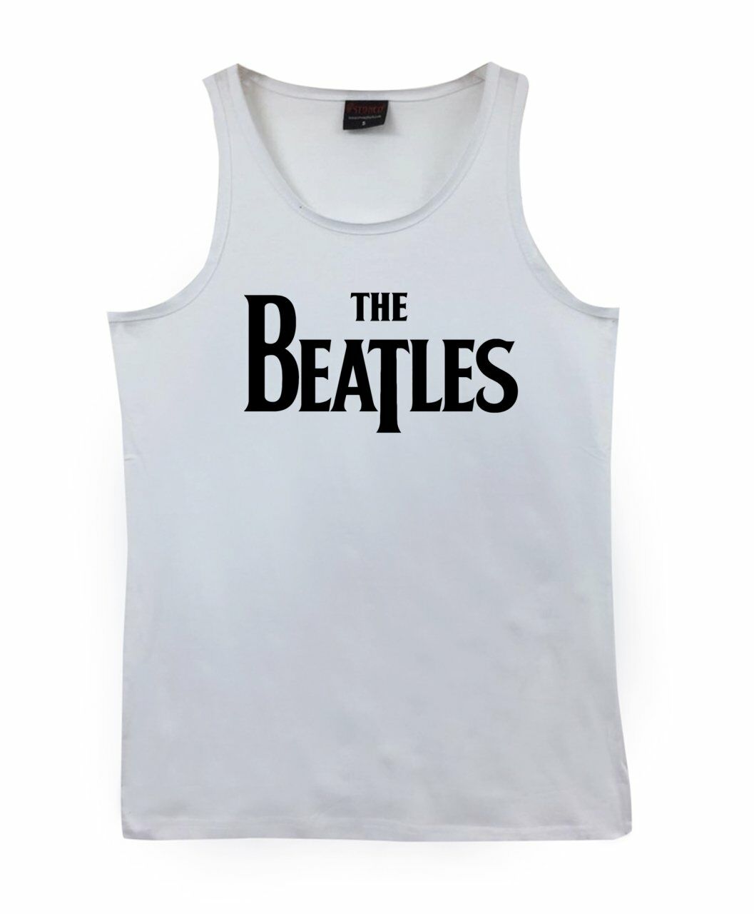 The Beatles Baskılı Sıfır Kol T-Shirt