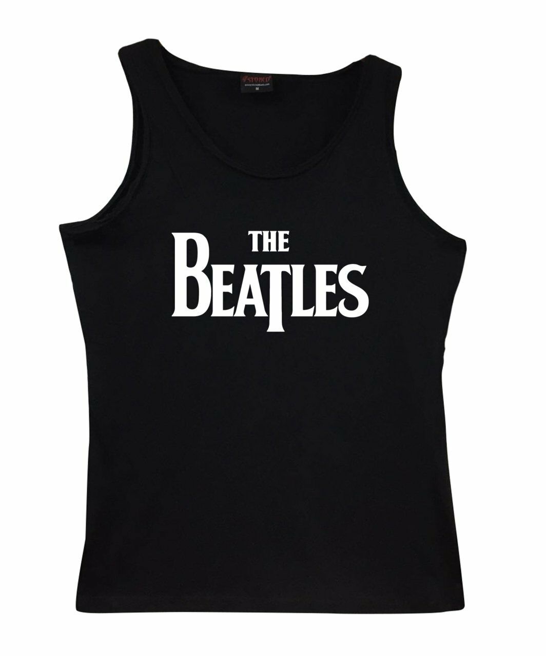 The Beatles Baskılı Sıfır Kol T-Shirt