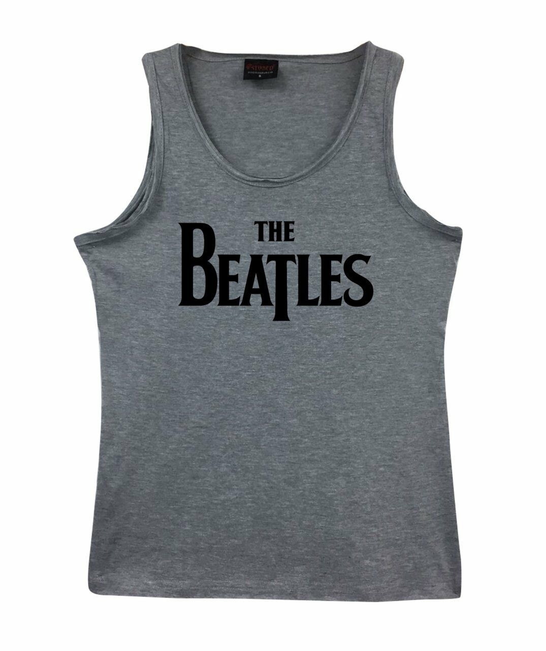 The Beatles Baskılı Sıfır Kol T-Shirt