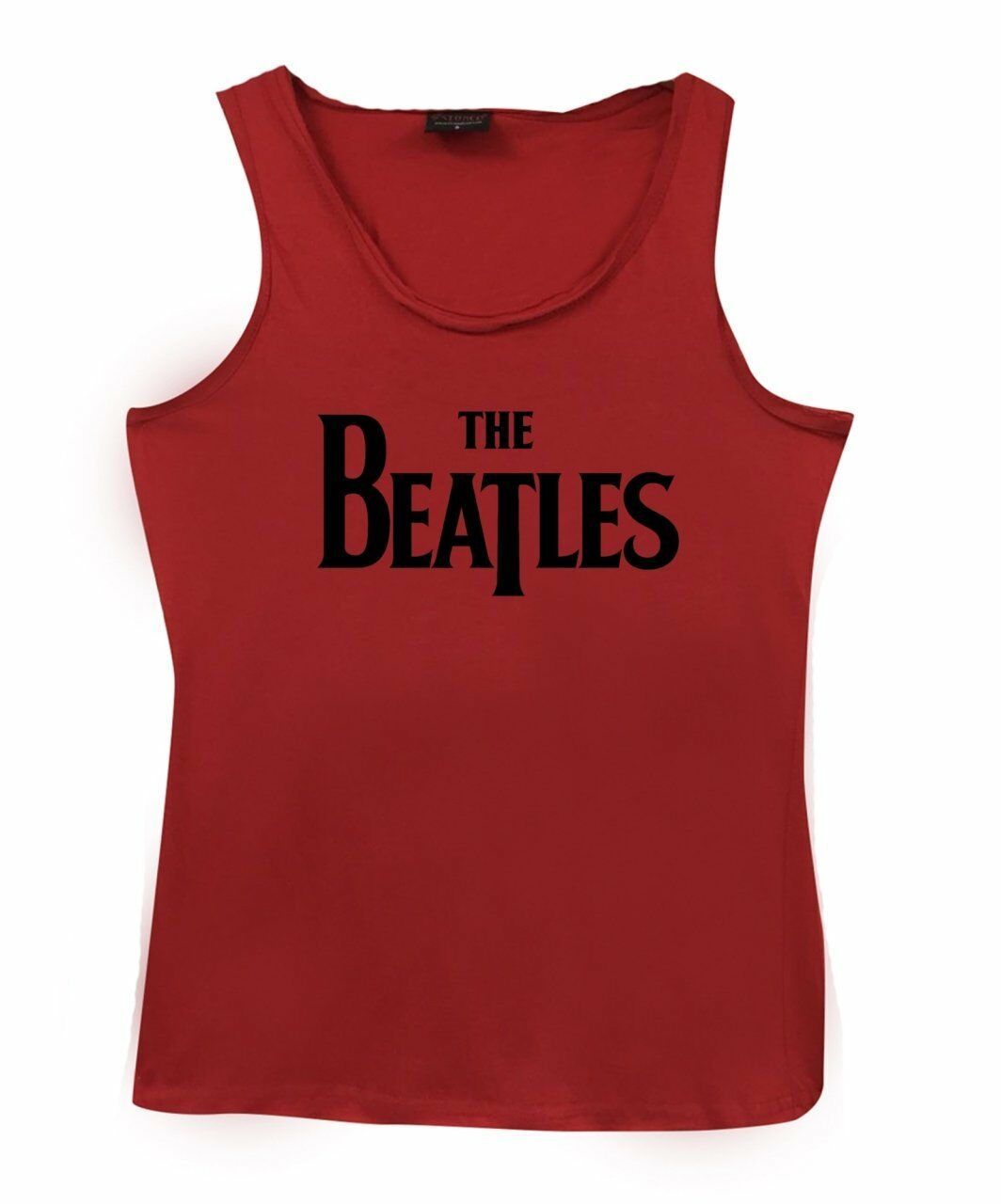The Beatles Baskılı Sıfır Kol T-Shirt
