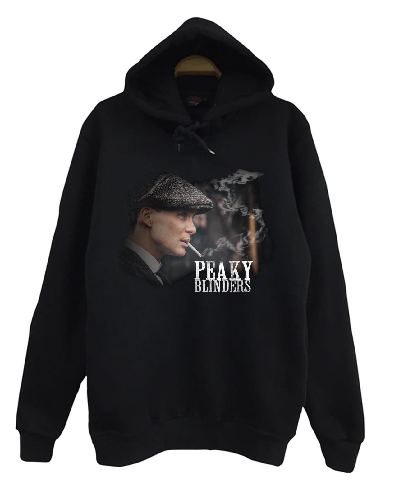 Peaky Blinders Baskılı Kapüşonlu Sweatshirt