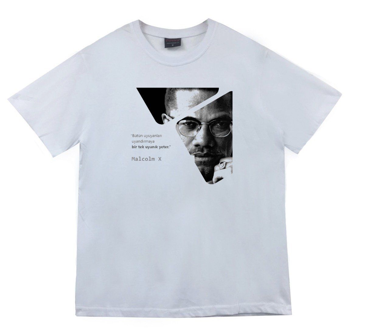 Malcolm x Baskılı T-shirt
