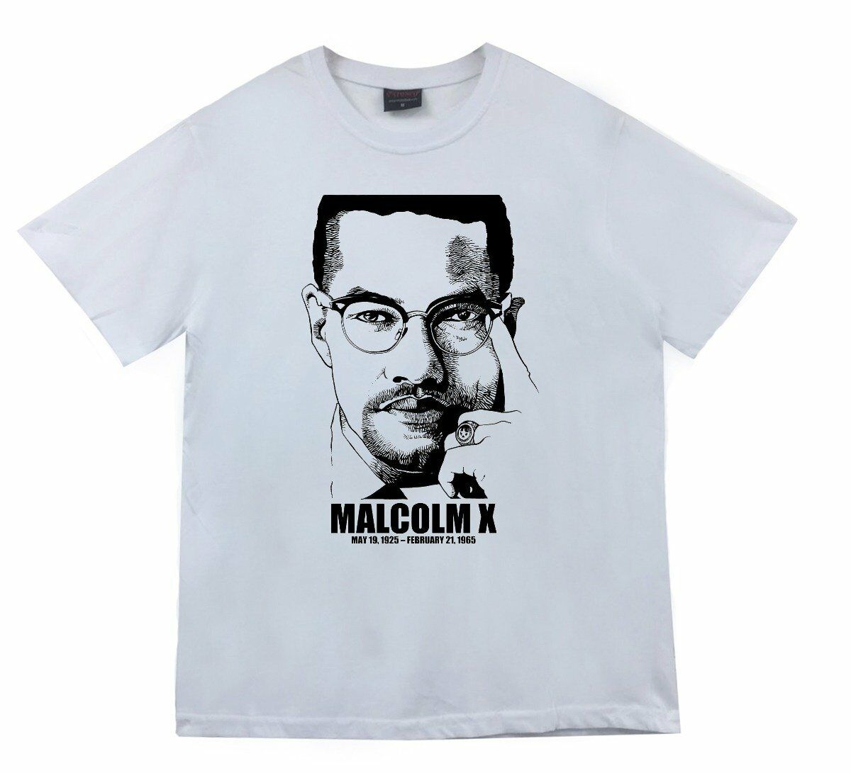 Malcolm x Baskılı T-shirt