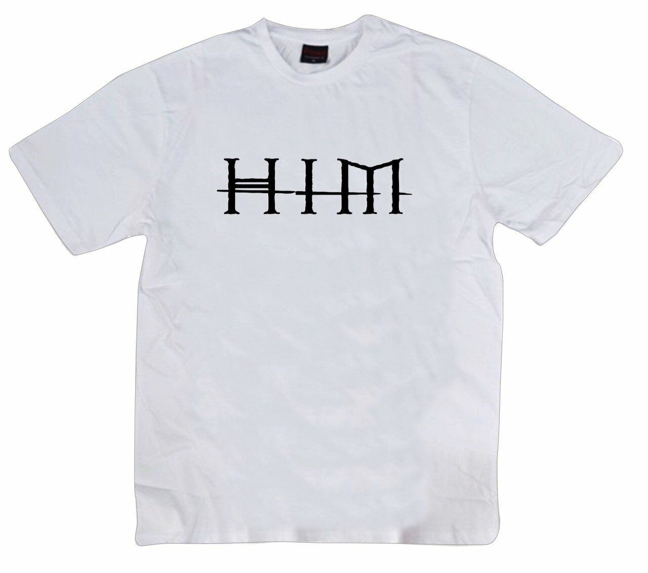 Him Baskılı T-shirt