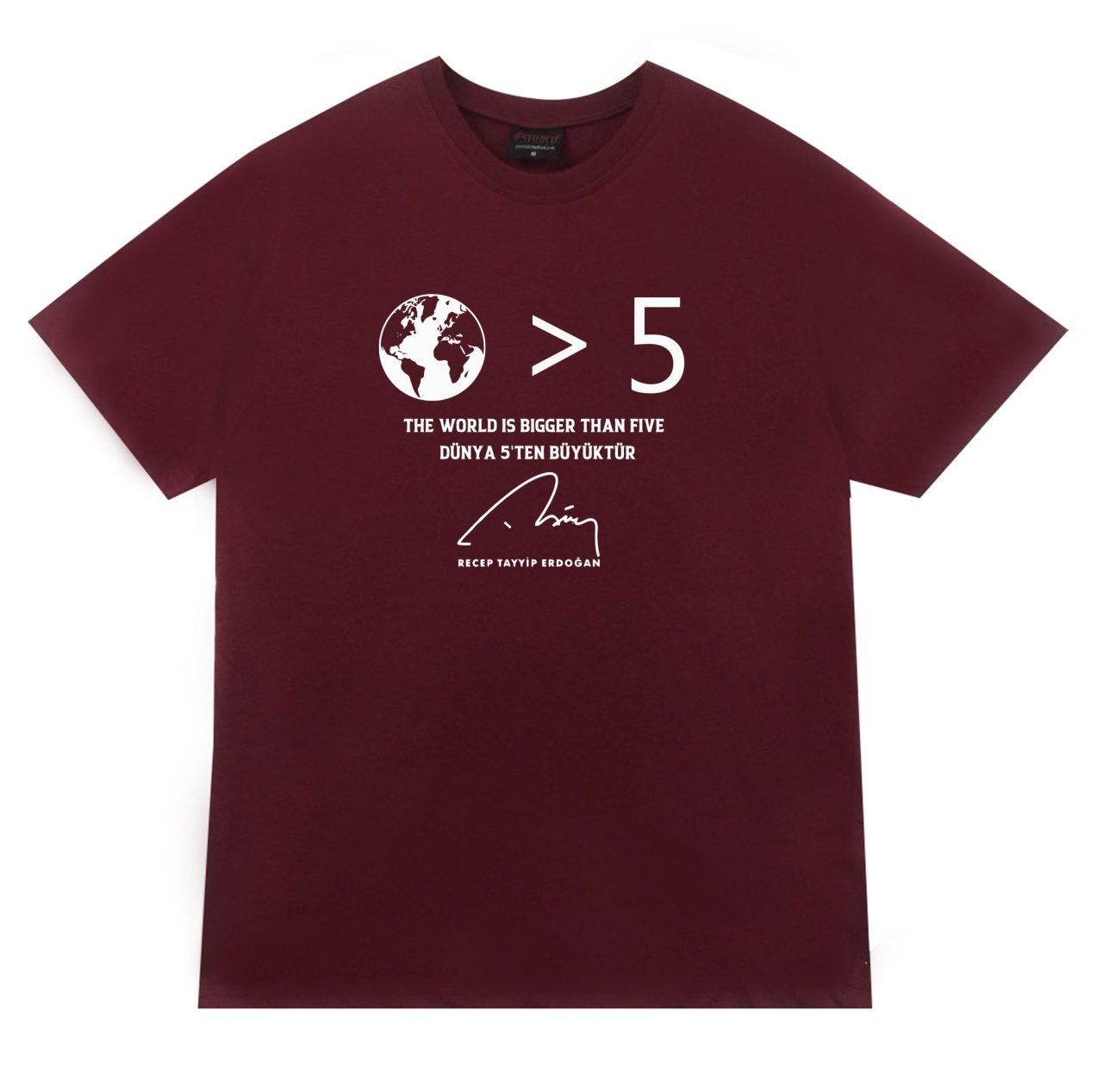 Recep Tayyip Erdoğan Baskılı T-shirt