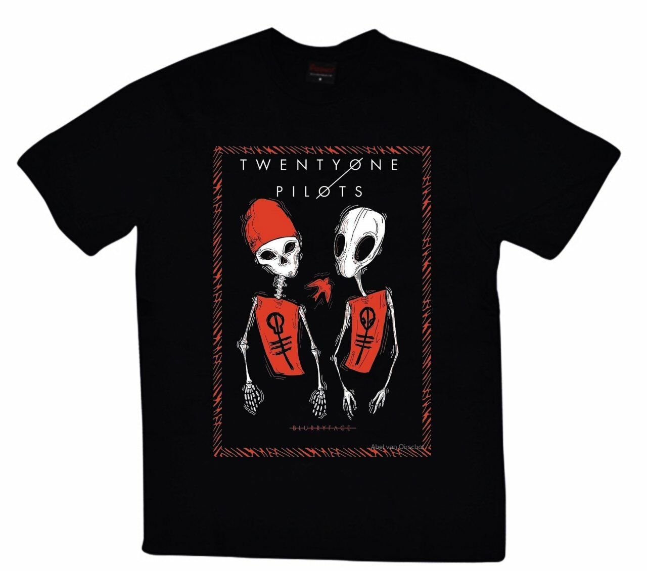 Twenty One Pilots Baskılı T-shirt
