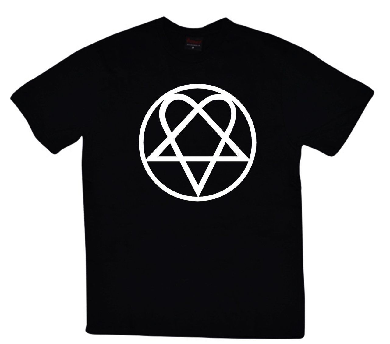 Him Baskılı T-shirt