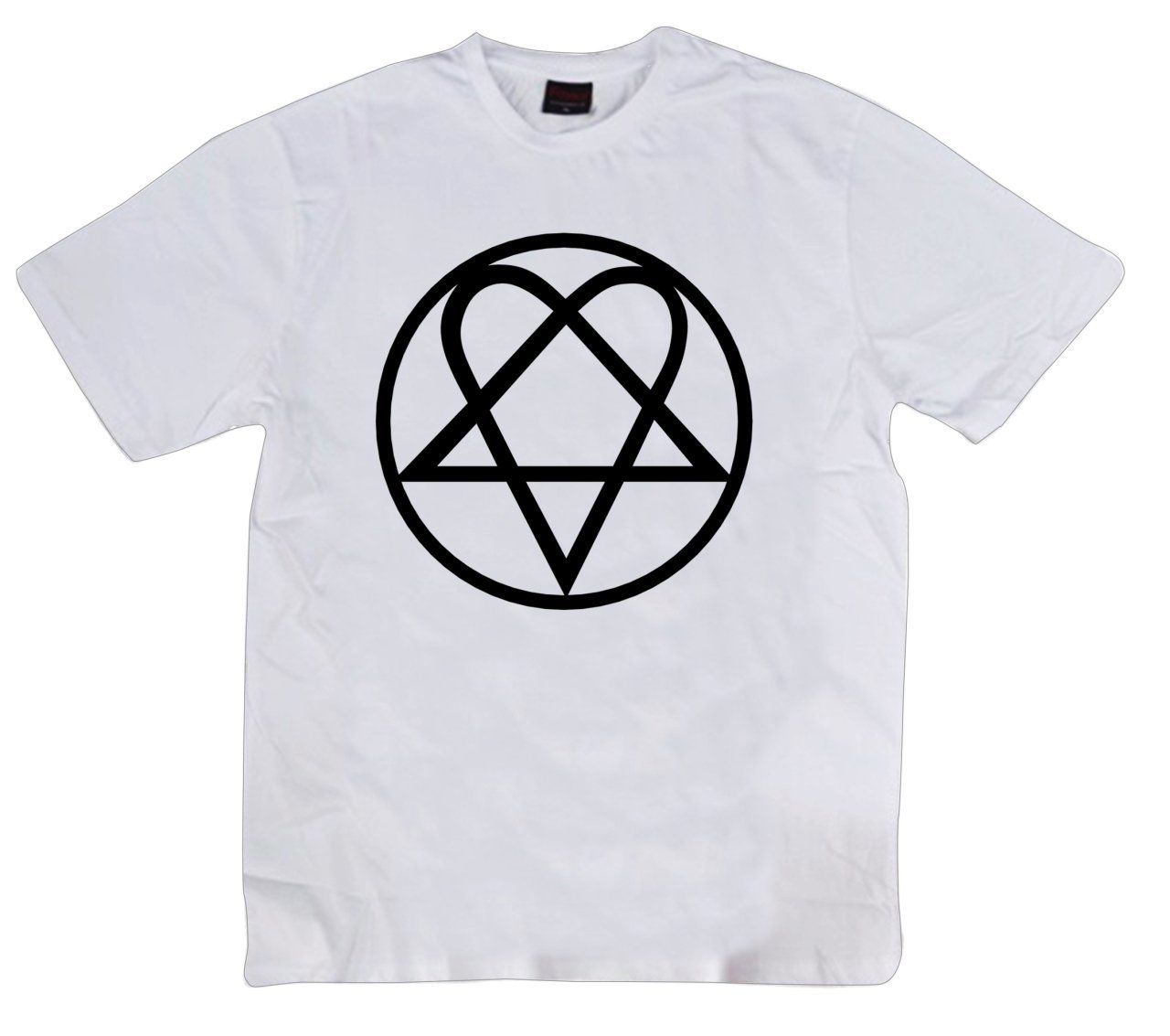 Him Baskılı T-shirt