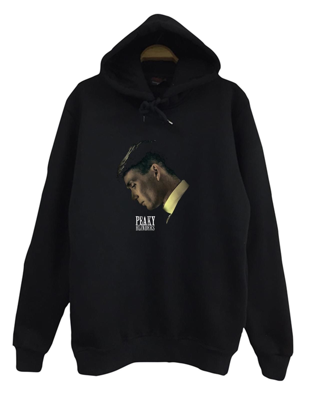 Peaky Blinders Baskılı Kapüşonlu Sweatshirt