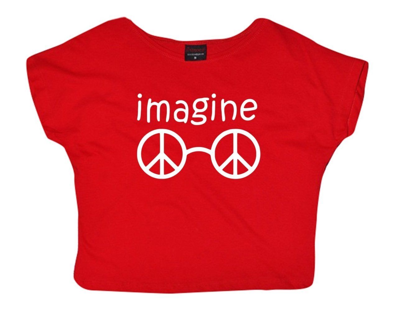 The Beatles Baskılı Göbek Üstü-Yarım T-shirt