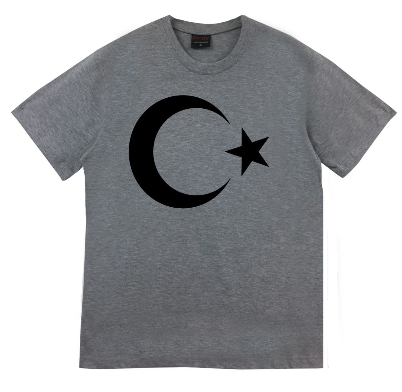 Ay Yıldız Baskılı T-shirt