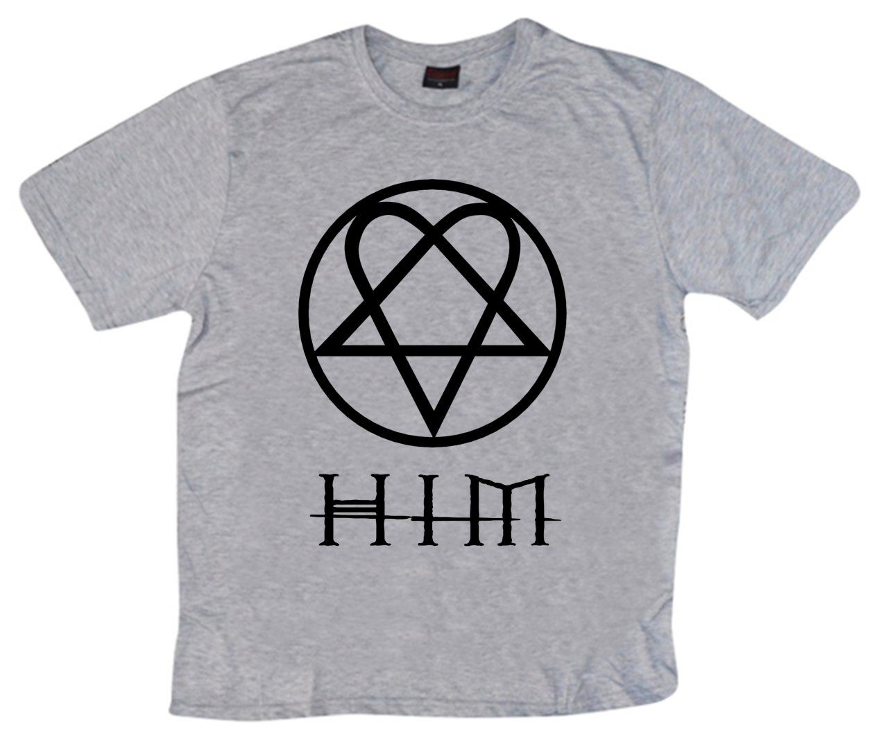 Him Baskılı T-shirt