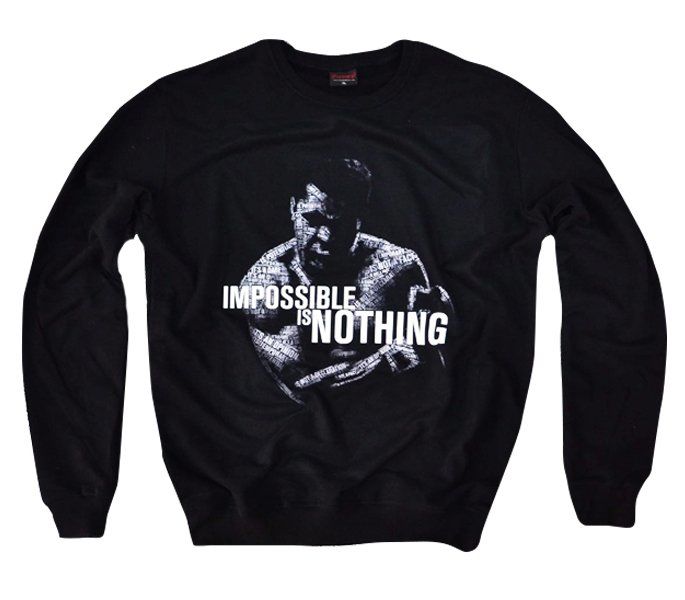 MUHAMMED ALİ Baskılı Sweatshirt