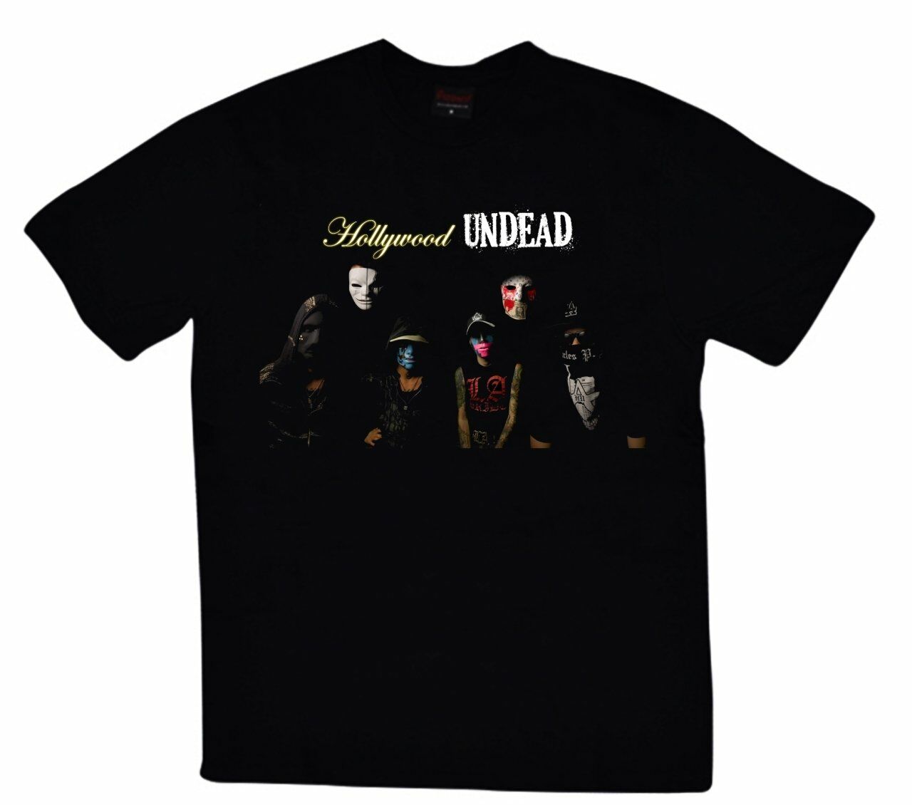 Hollywood Undead Baskılı T-shirt