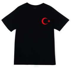 Ay Yıldız Baskılı T-shirt