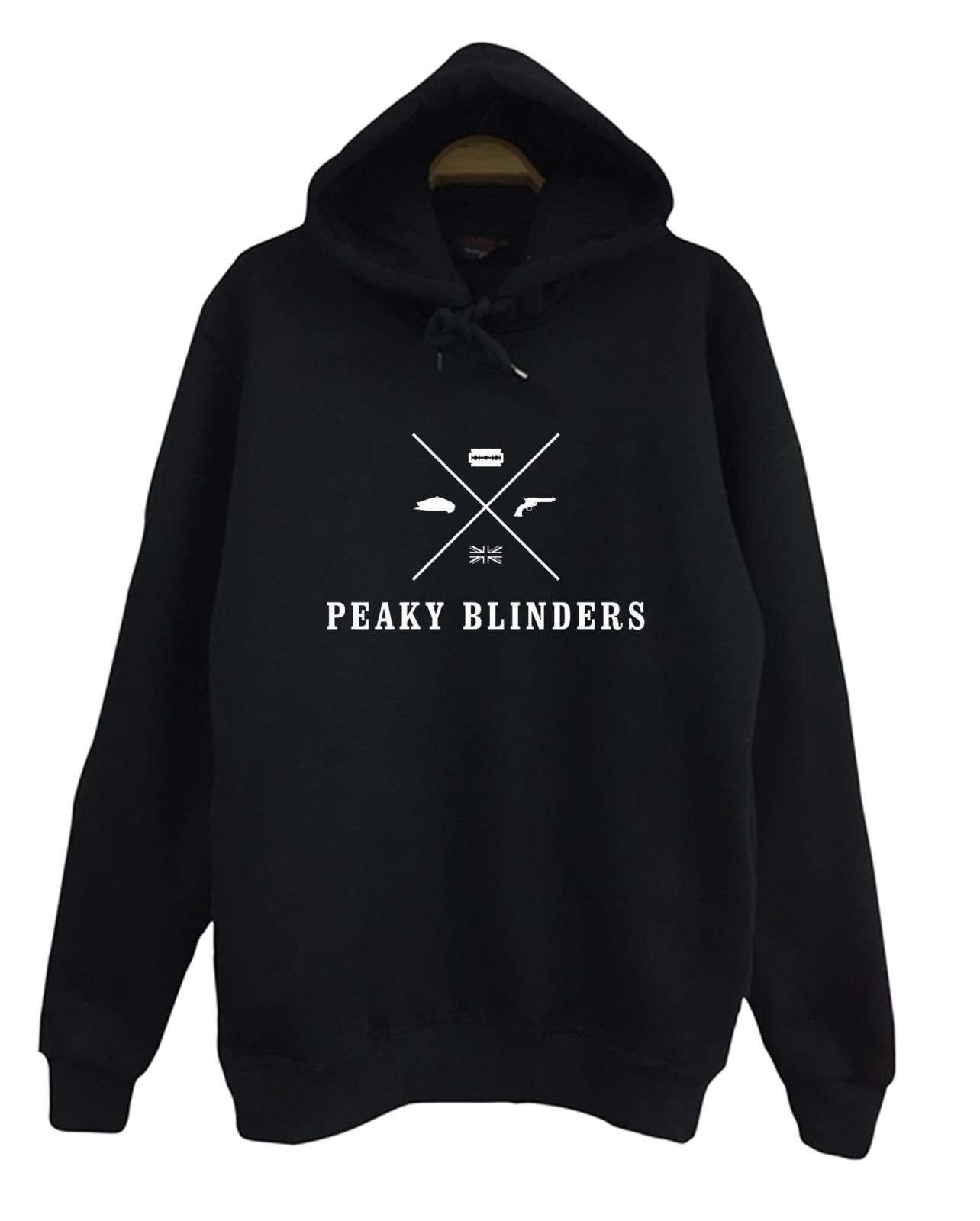 Peaky Blinders Baskılı Kapüşonlu Sweatshirt