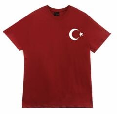 Ay Yıldız Baskılı T-shirt