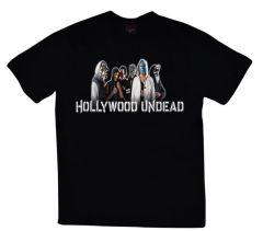 Hollywood Undead Baskılı T-shirt