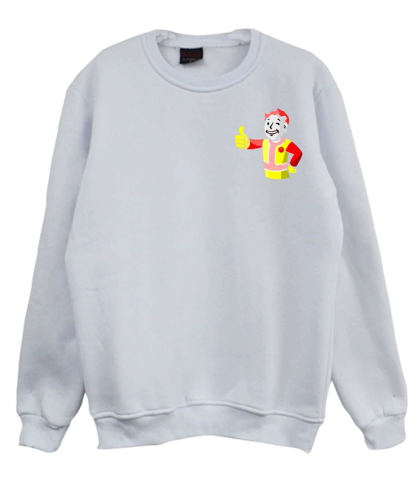 Full Guys Baskılı Bisiklet Yaka Sweatshirt