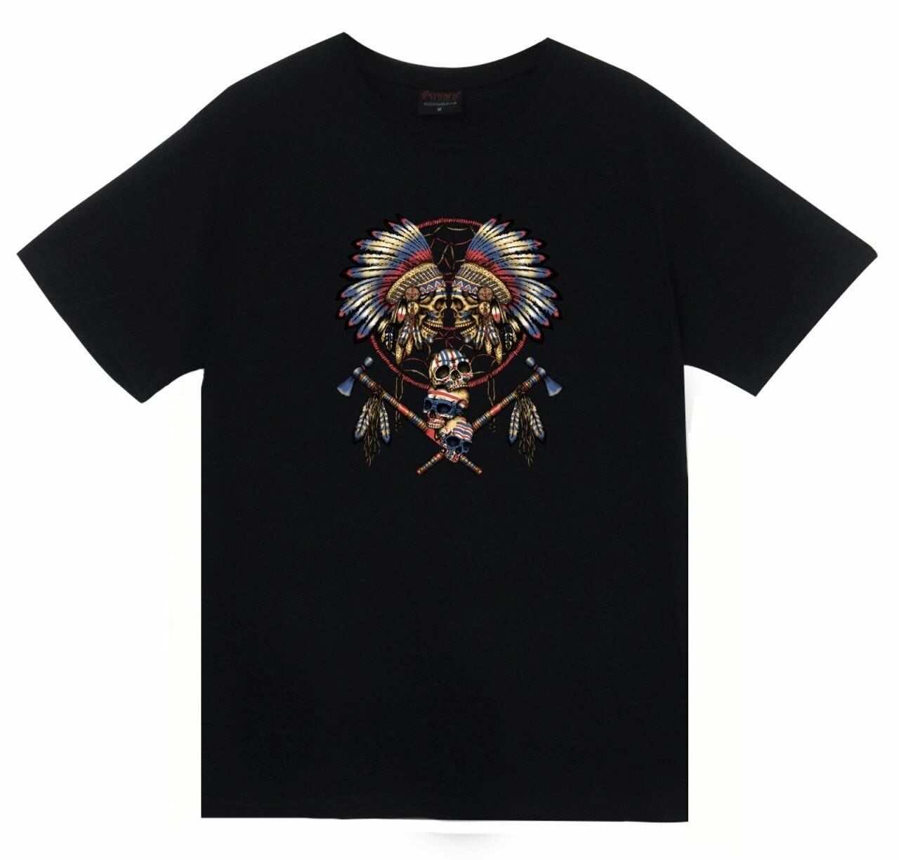 Kızılderili Baskılı T-shirt